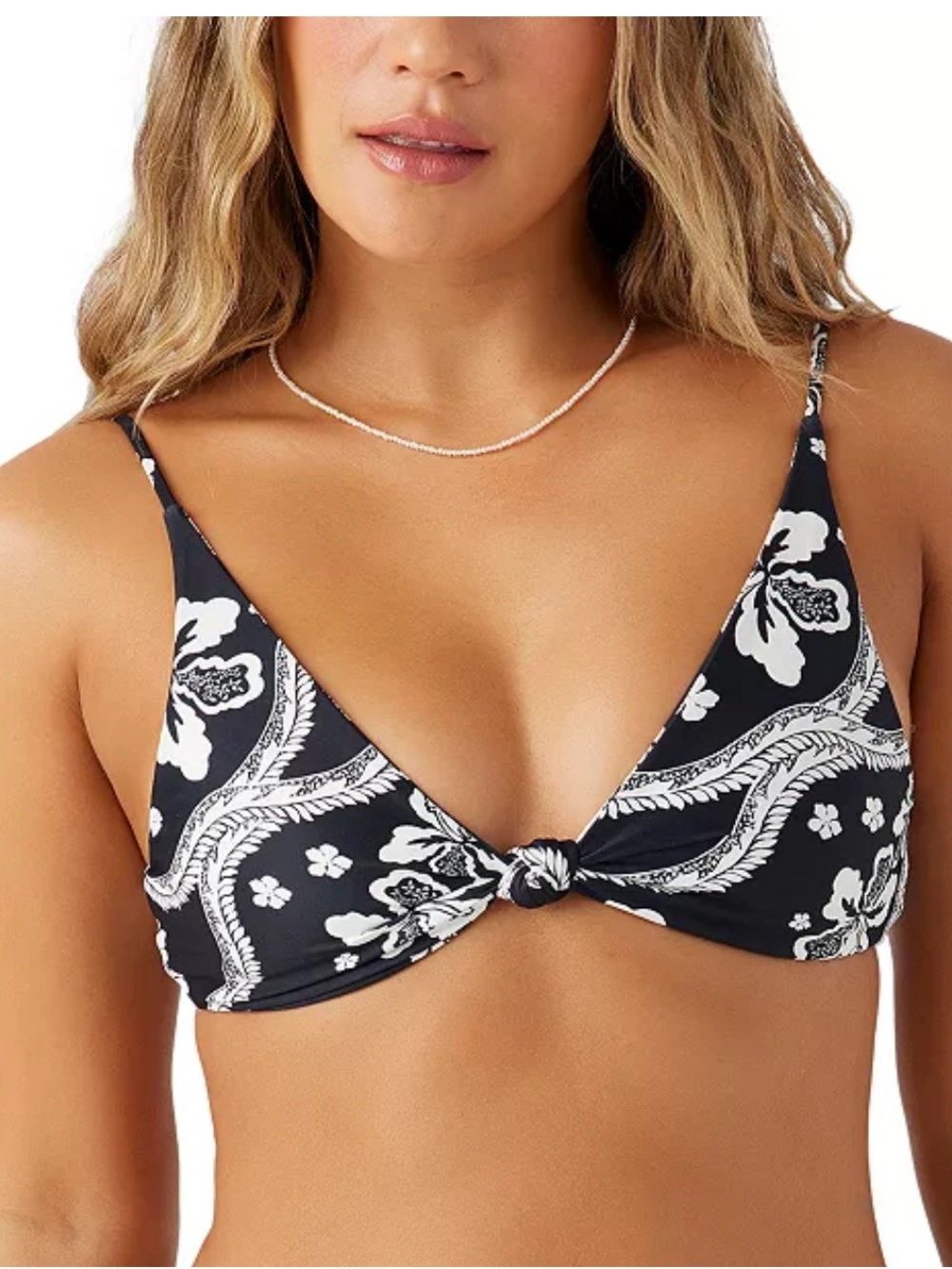 O’Neill Bikini Top NWT | D‑Cup Tropical Pismo Swim Top | Supportive Fit